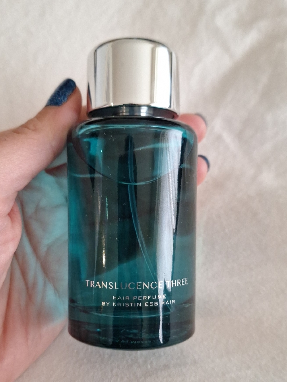 Bath & Body Works Translucence Three Hair Perfume – Teal Bottle